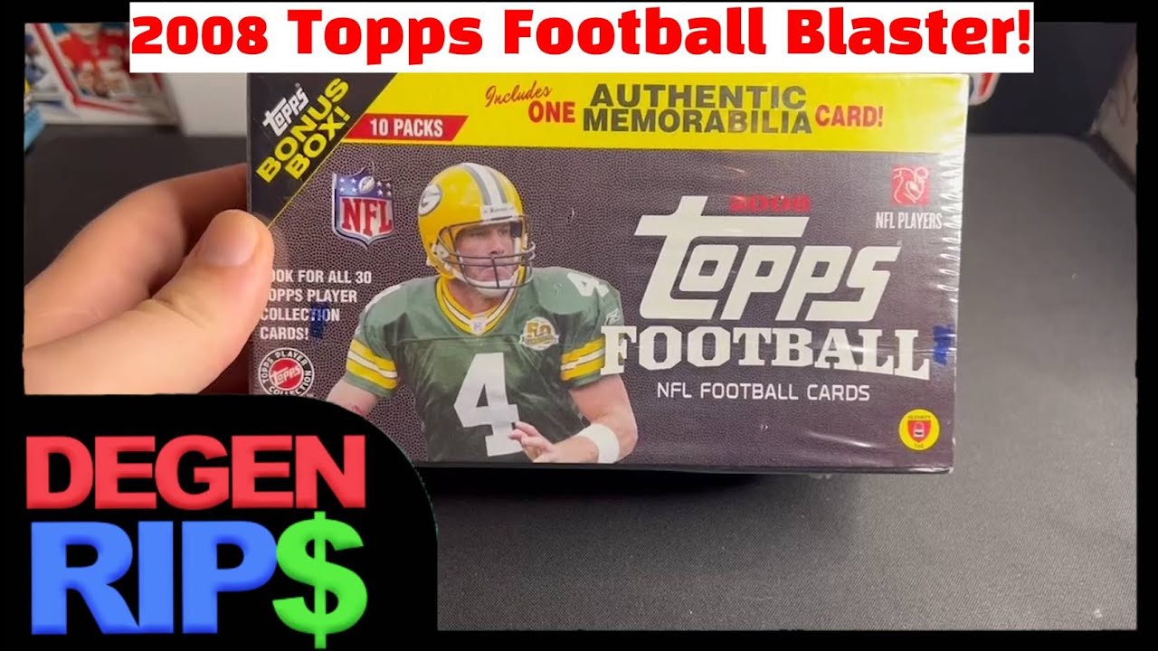 I Opened a 2008 Topps Football Blaster!