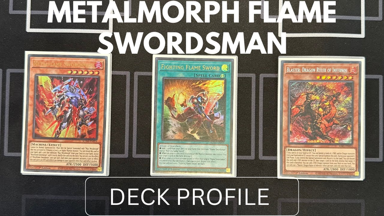 5 INTERRUPTIONS w/ Metalmorph Flame Swrodsman! Deck Profile (w/ Side Deck & Combo Guide)