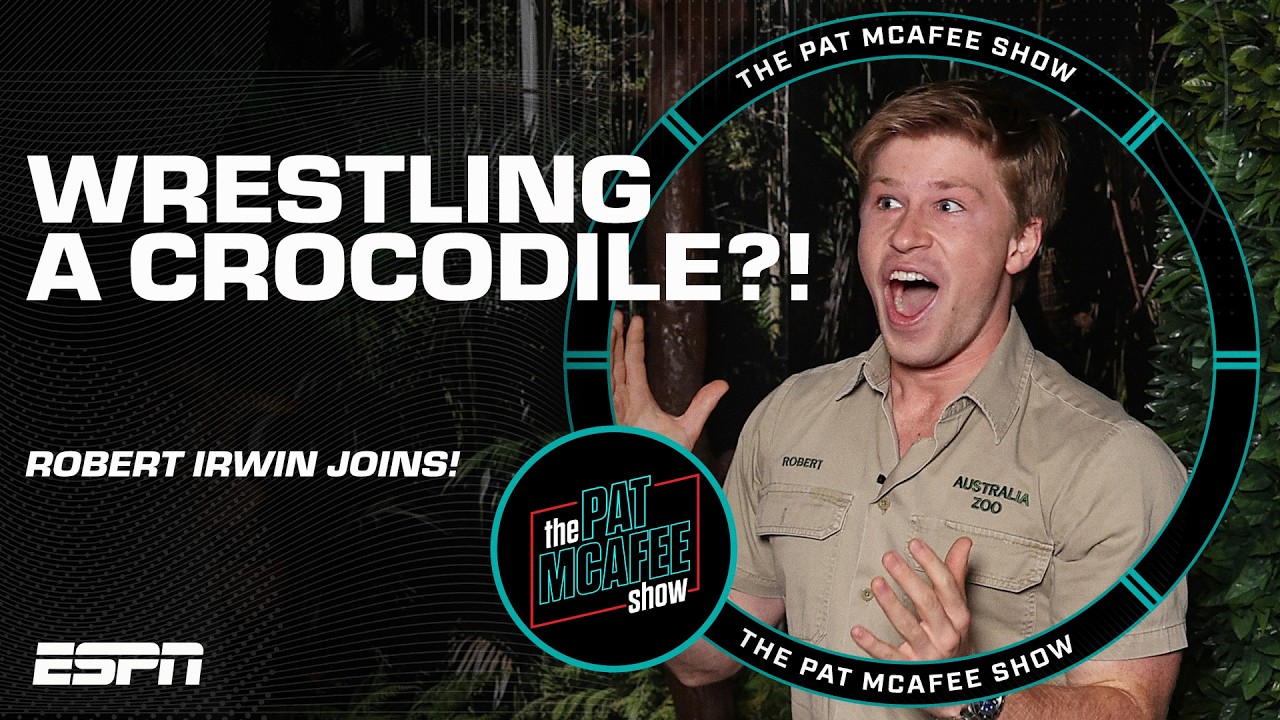 Robert Irwin WRESTLES &lsquo;crocodile&rsquo; (aka Boston Connor) 🤯🐊 | The Pat McAfee Show
