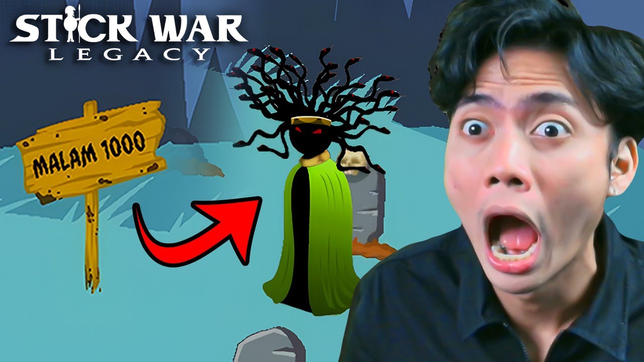 MISTERI MALAM 1000 MODE ZOMBIE ADA MEDUSA! Stick War: Legacy - Indonesia