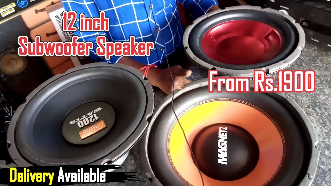 12 inch Double Magnet Power full Sub Woofer Speaker | Dreamer Paul Vlog