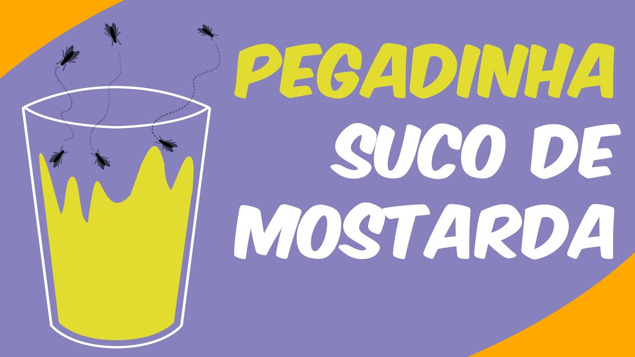 PEGADINHA do suco de mostarda