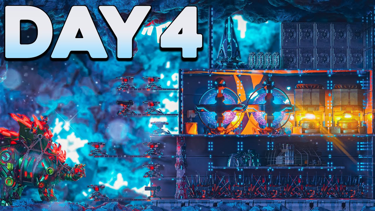 My Broken Island Ice Cave VS The Alpha Tribe in ARK PvP&hellip;