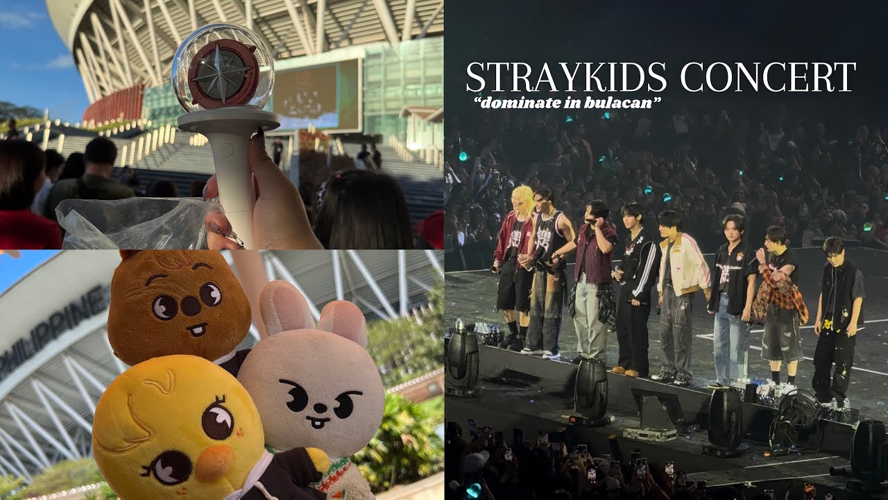 straykids concert: dominate in bulacan 🤍