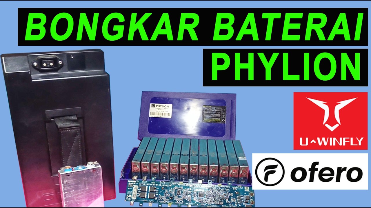 Service Baterai PHYLION | Cara bongkar | Ganti BMS | uwinfly lithium