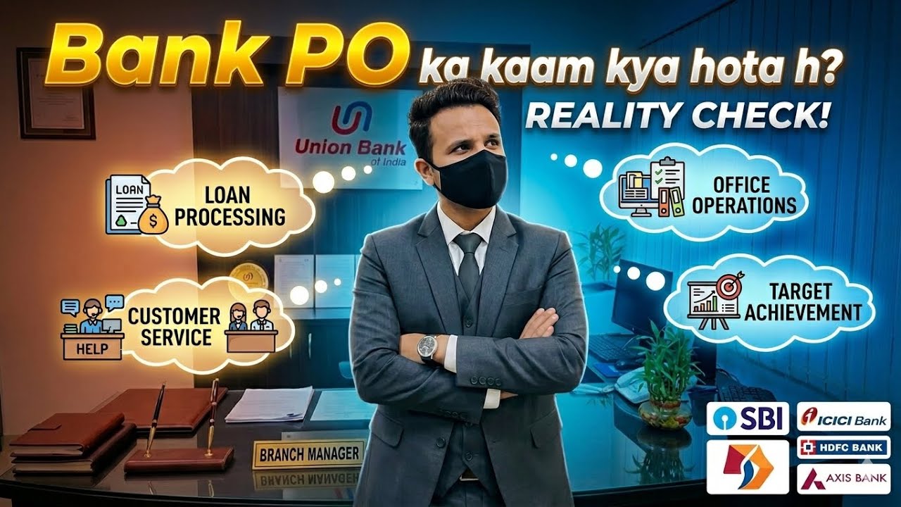 BANK PO KA KAAM KYA HOTA HAI?? Reality Check 🧳✅
