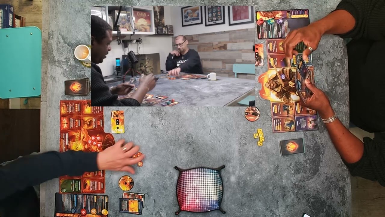 DICE THRONE : pyromancienne vs samouraï