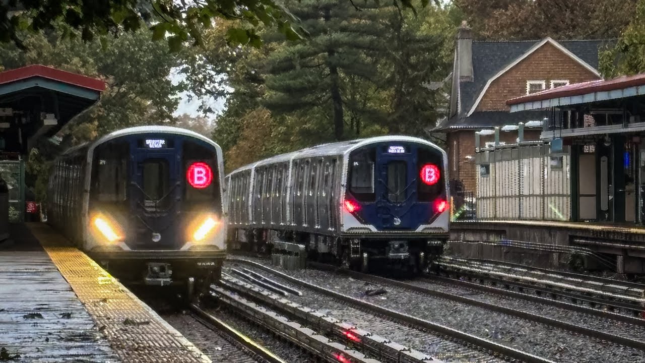 NYC Subway: (B) and (Q) Trains on the BMT Brighton Line (2025)