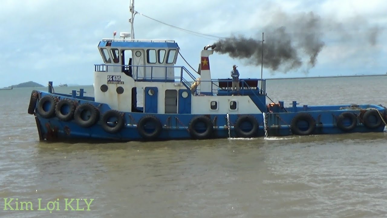Ship 2 Engine | Tàu Kéo 2 Máy CUMMINS 750PS dòng cùng lúc 2 phà siêu TO ra biển