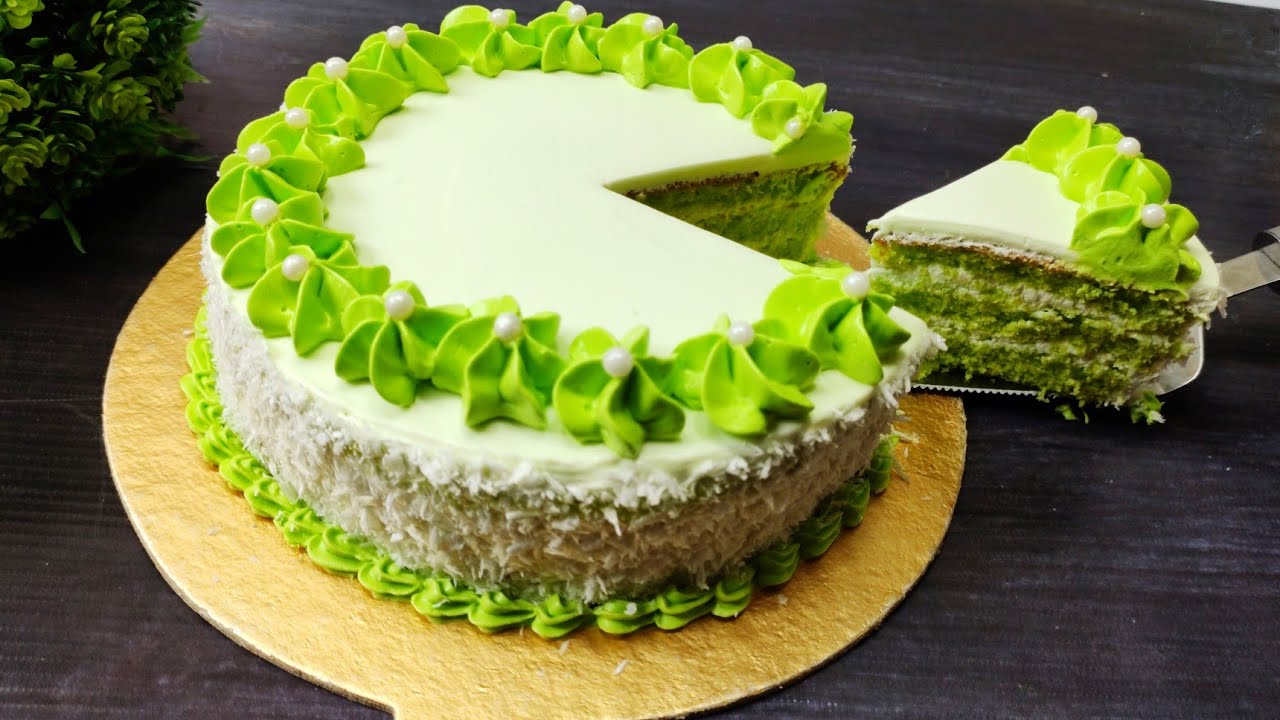 Pandan Cake | চুলায় তৈরি পানদান কেক | ভিন্ন ফ্লেভারের দারুণ মজার কেক | Without Oven Pandan Cake
