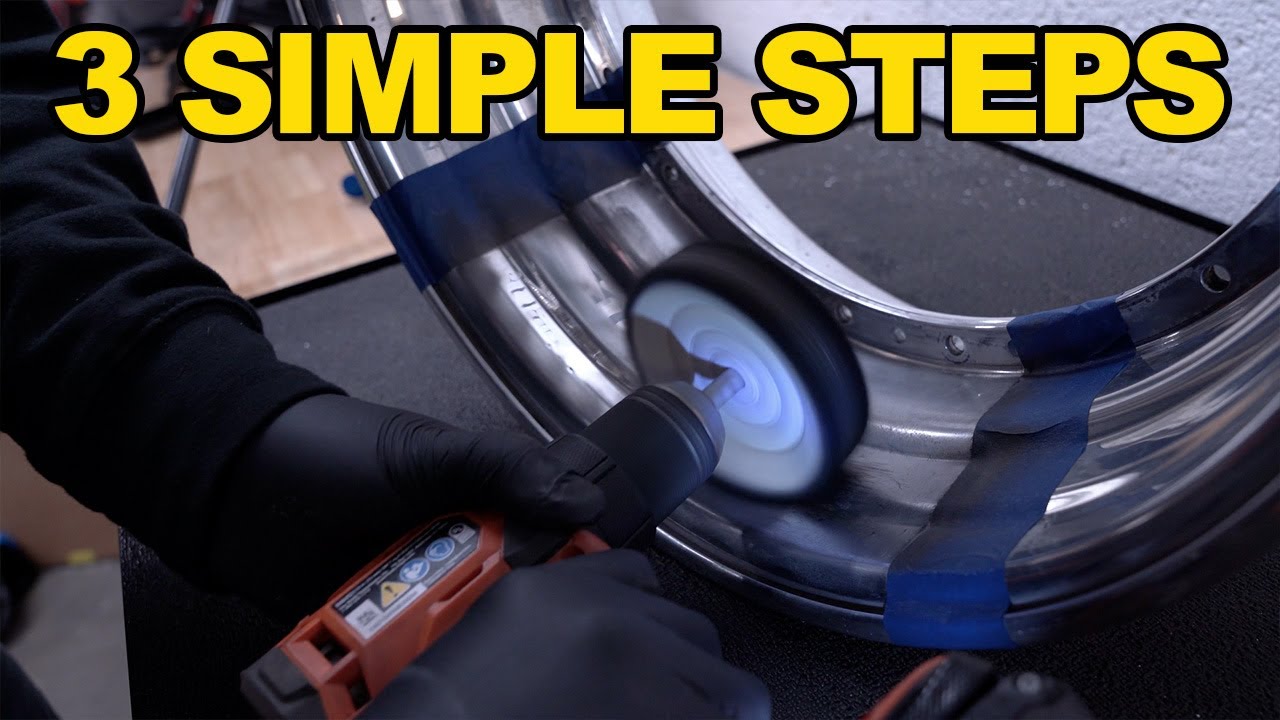 HOW TO POLISH WHEELS W/ 3 EASY STEPS!!