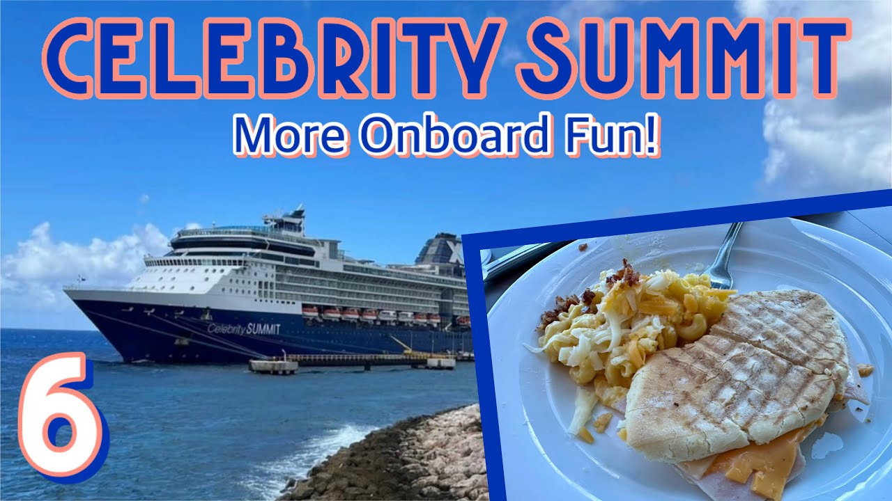 Celebrity Summit: More onboard sea day fun! | PART 6, October 2023