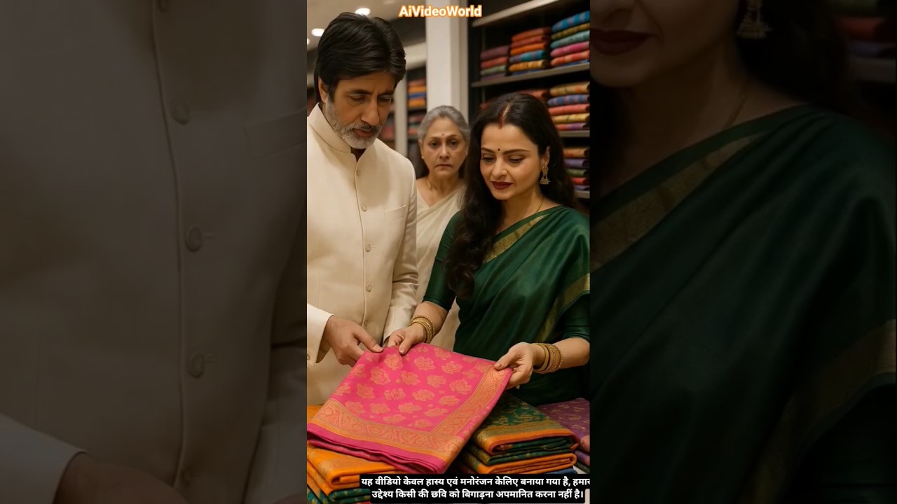 Amitabh Rekha & Jaya Funny Ai video #amitabhbachchan#amitabh#rekha#aivideo#funny#comedy#viral#trend