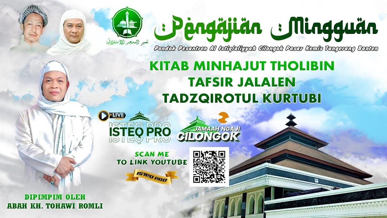 🔴 LIVE PENGAJIAN JAMIYYAHAN MINGGUAN MAJLIS AL ISTIQLALIYYAH || MINGGU, 25 JANUARI 2026
