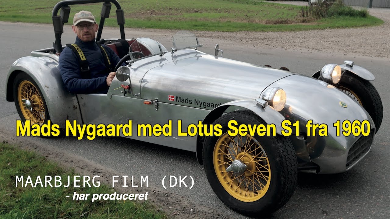 Lotus Seven S1 fra 1960 - racerkører Mads Nygaard kender bilen, trods 66 år er den bil fuld af liv!
