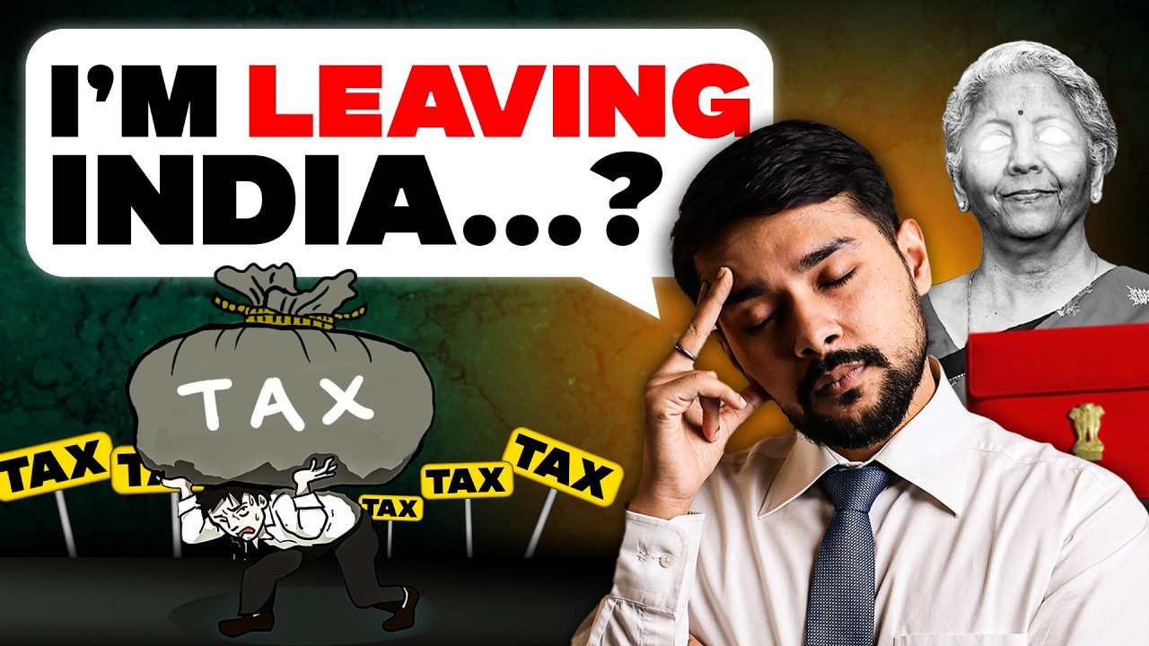 CAN WE AVOID TAX IN INDIA? ⚠️ People Leaving India 🇮🇳 | Union Budget 2024 Income Tax | Harsh Goela
