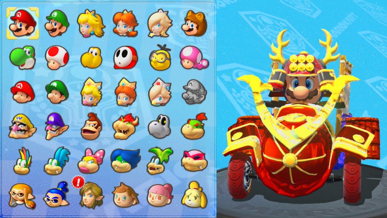 【マリオカート8デラックス】マリオ（武者）のキノコカップまねきネコカップ(Nintendo Switch の最高のレーシング ゲーム)