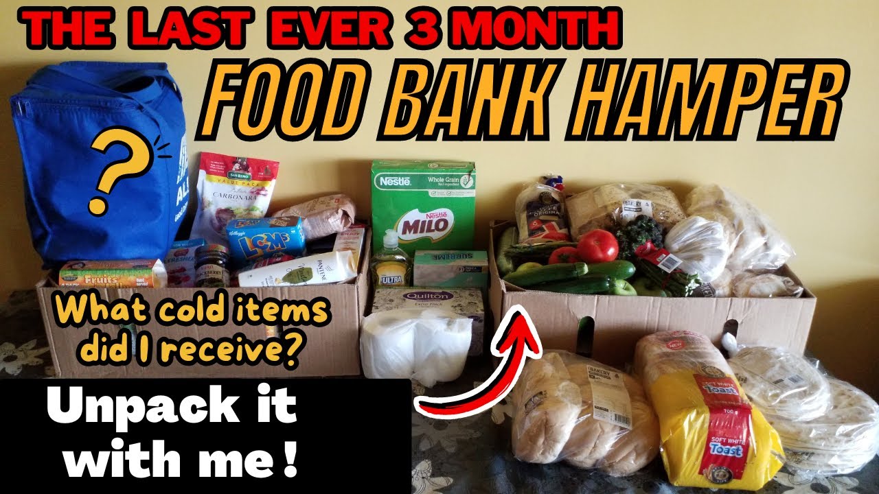 Мой последний трёхмесячный набор продуктов из продовольственного банка! БЕСПЛАТНАЯ доставка проду...