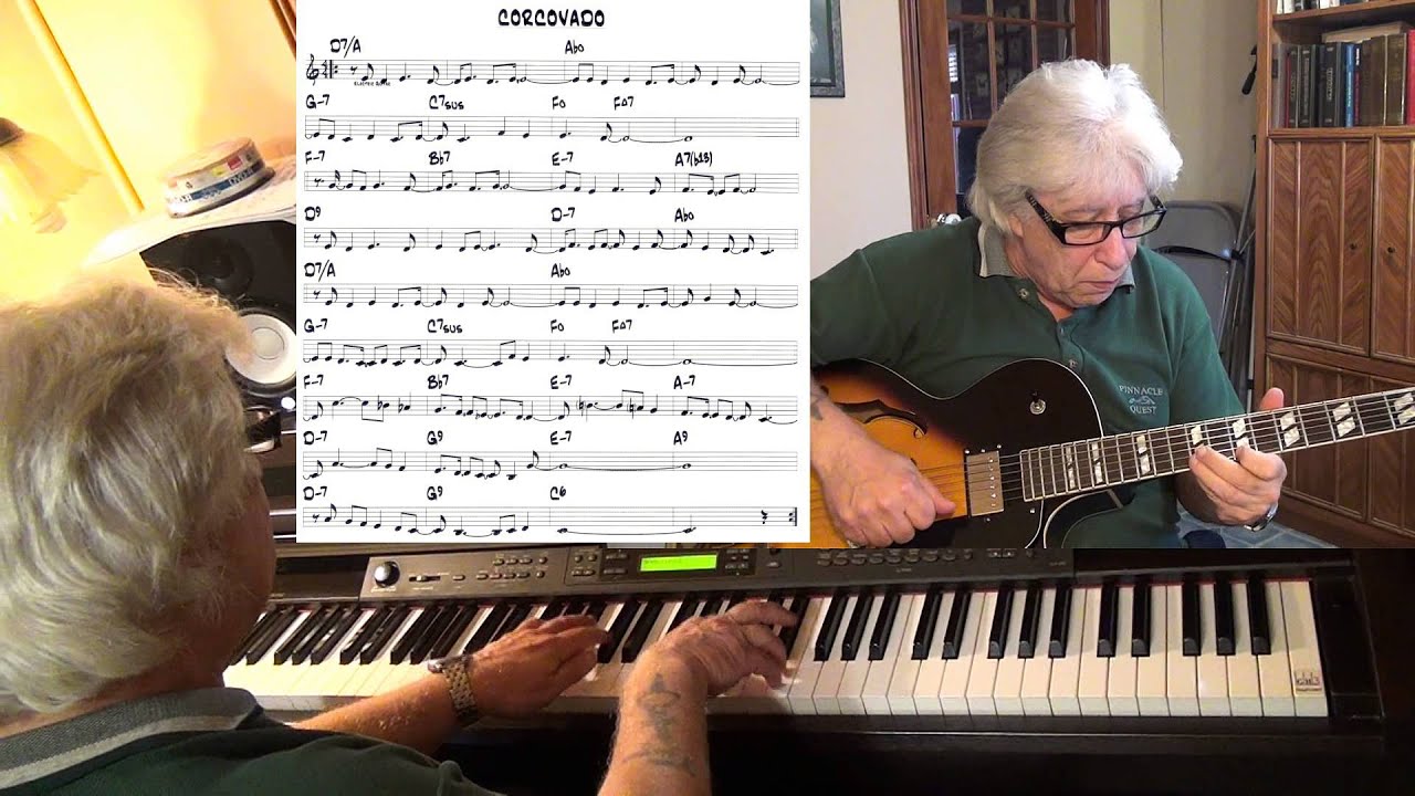 Corcovado - Quiet Nights - guitar & piano jazz cover - Yvan Jacques