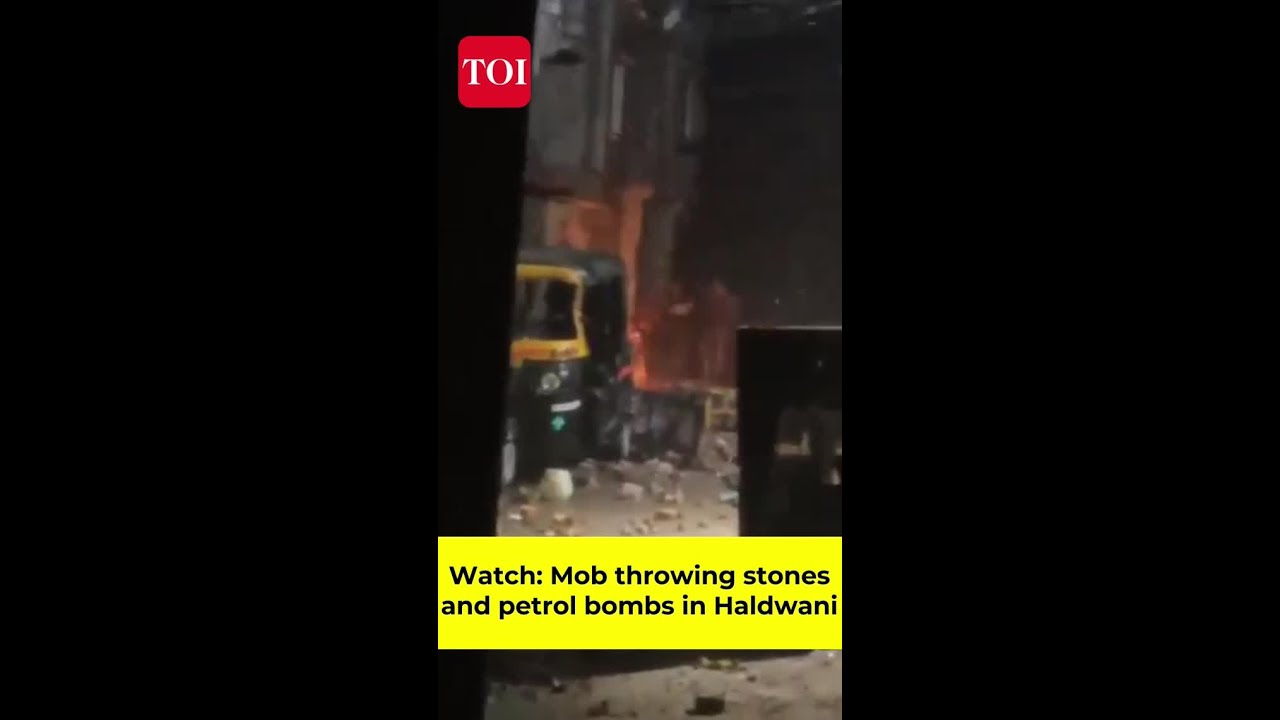 Haldwani Violence: Mob throws stones and petrol bombs