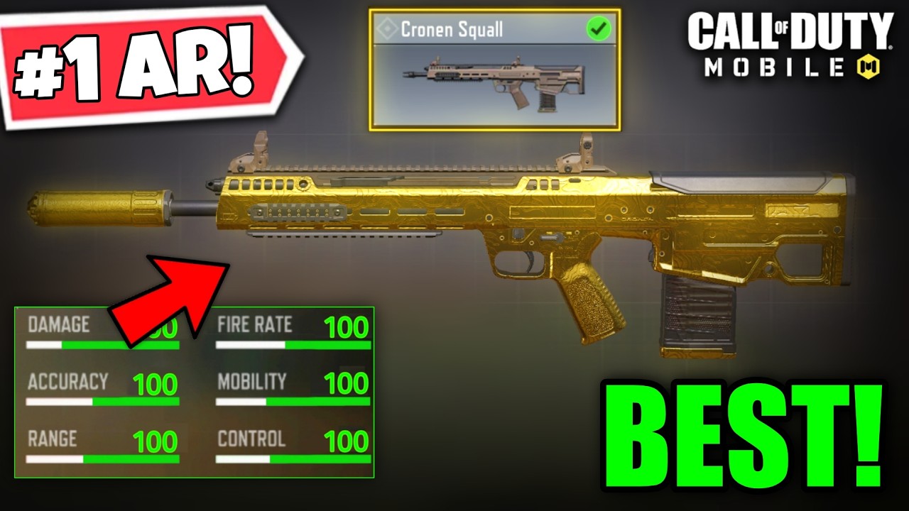 *NEW* Cronen Squall Best Gunsmith Build! Cronen Squall Best Attachments CODM | Best Loadout CODM