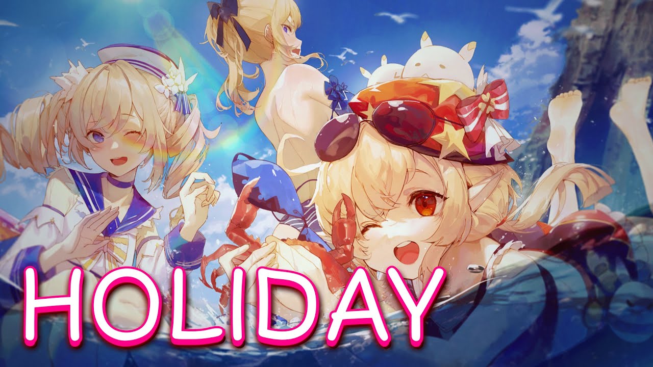 [Nightcore] - Holiday ~ KSI (Lyrics)