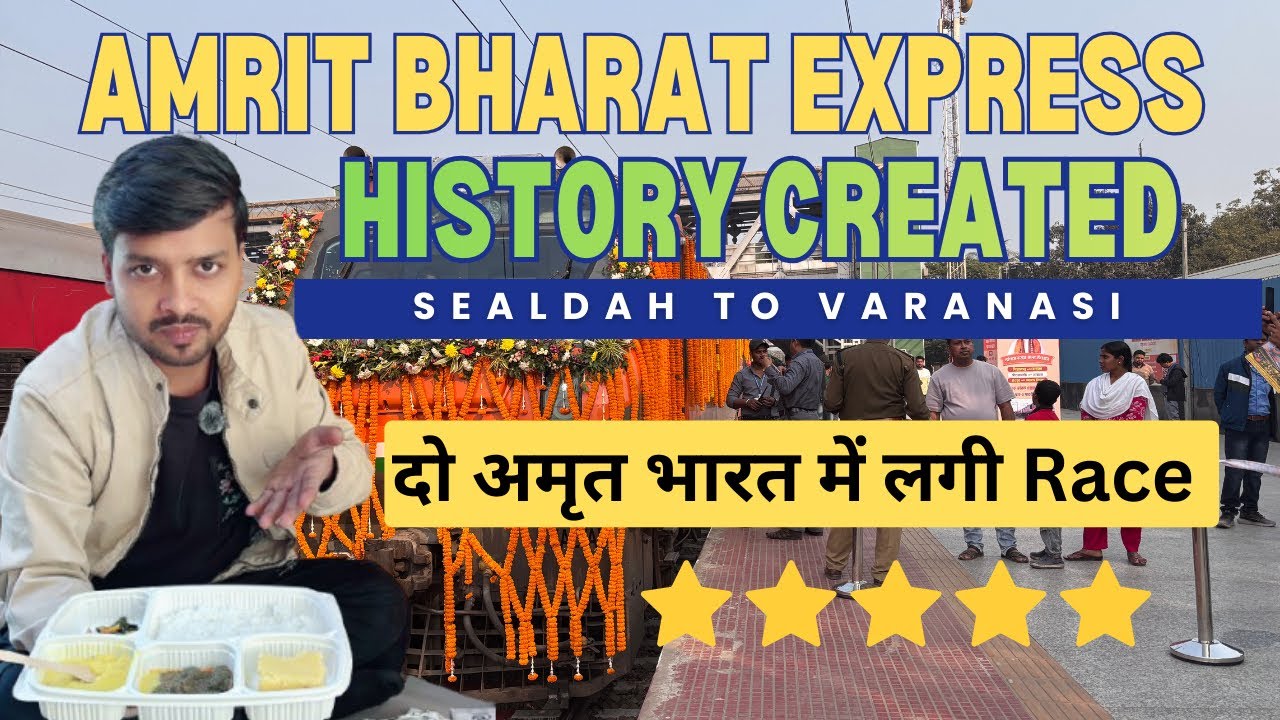 Sasta aur Best? 😱 Sealdah to Varanasi in Amrit Bharat Express 22587 | Full Journey Review