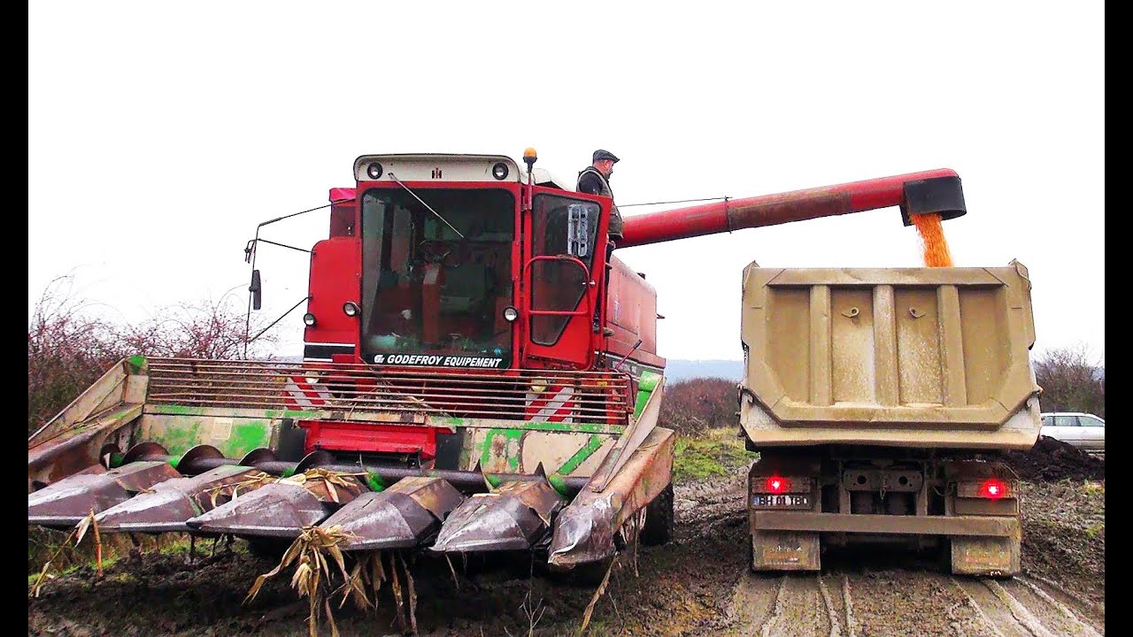 Emptying hopper combine International 1460-Golire buncăr combină fabricată în SUA