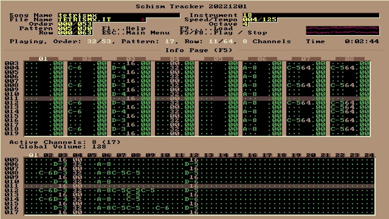 TETRIS THEME REMIX (tracker) - chiptune techno/hardcore remix