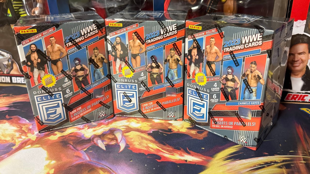 WWE Panini Donruss Elite 2023 Blaster Box Opening!