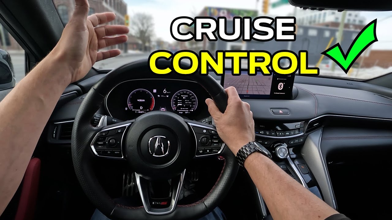 How to Use Normal and Adaptive Cruise Control in the Acura TLX