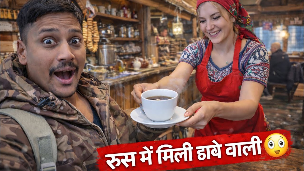 आज स्टेशन पर मज़ा आया | Russian ढाबे वाली | Russian Girls 
