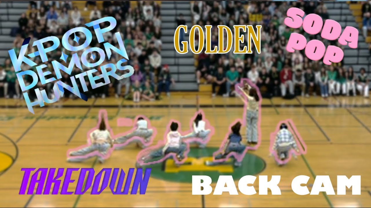 [ KPOP IN SCHOOL ] BACKCAM: KDH - TAKEDOWN + GOLDEN + SODA POP | Winter Pep Rally | RHS KPOP CLUB