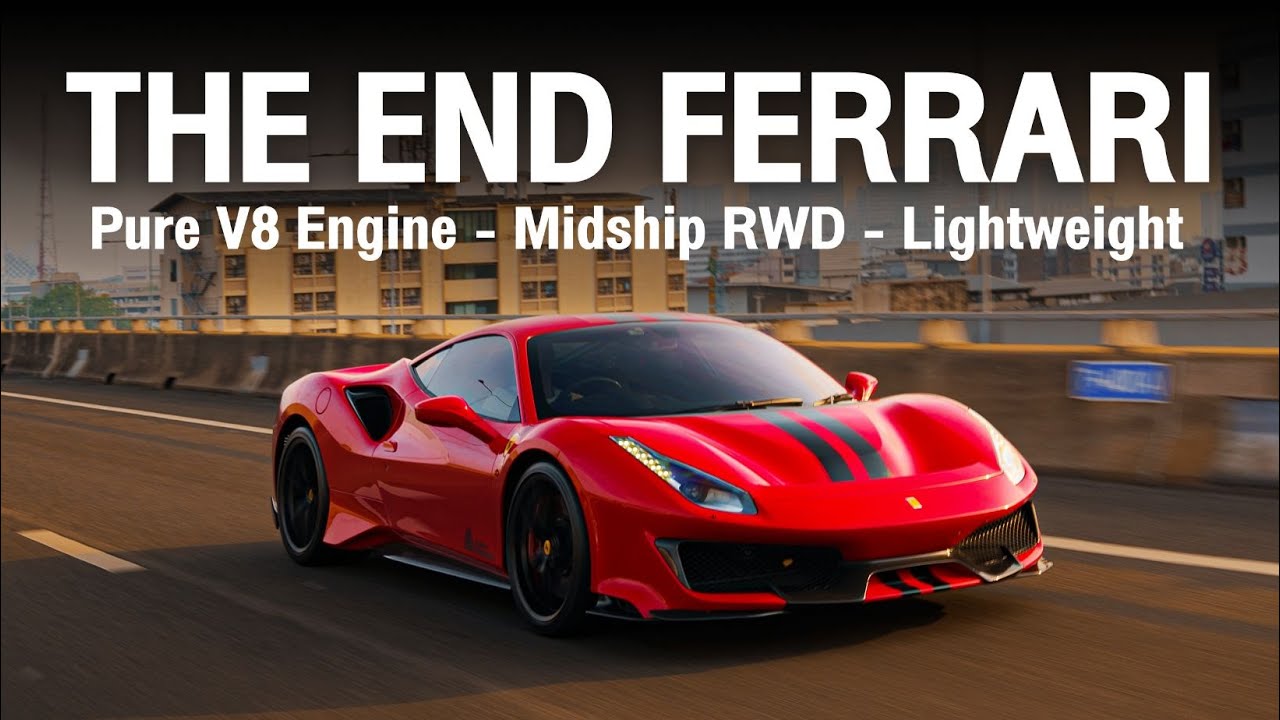 КОНЕЦ Двигатель FERRARI Pure V8 — Midship RWD — Легкий