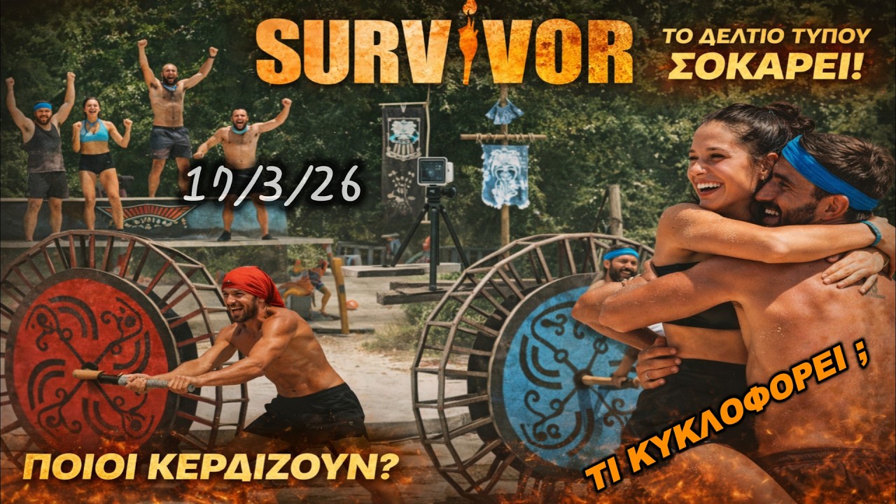 ΤΟ ΔΕΛΤΙΟ ΤΥΠΟΥ ΤΟΥ SURVIVOR ΣΟΚΑΡΕΙ! ΠΟΙΑ ΟΜΑΔΑ ΚΕΡΔΙΖΕΙ ΣΗΜΕΡΑ..ΤΙ ΛΕΝΕ ΟΙ ΠΡΟΒΛΕΨΕΙΣ ;