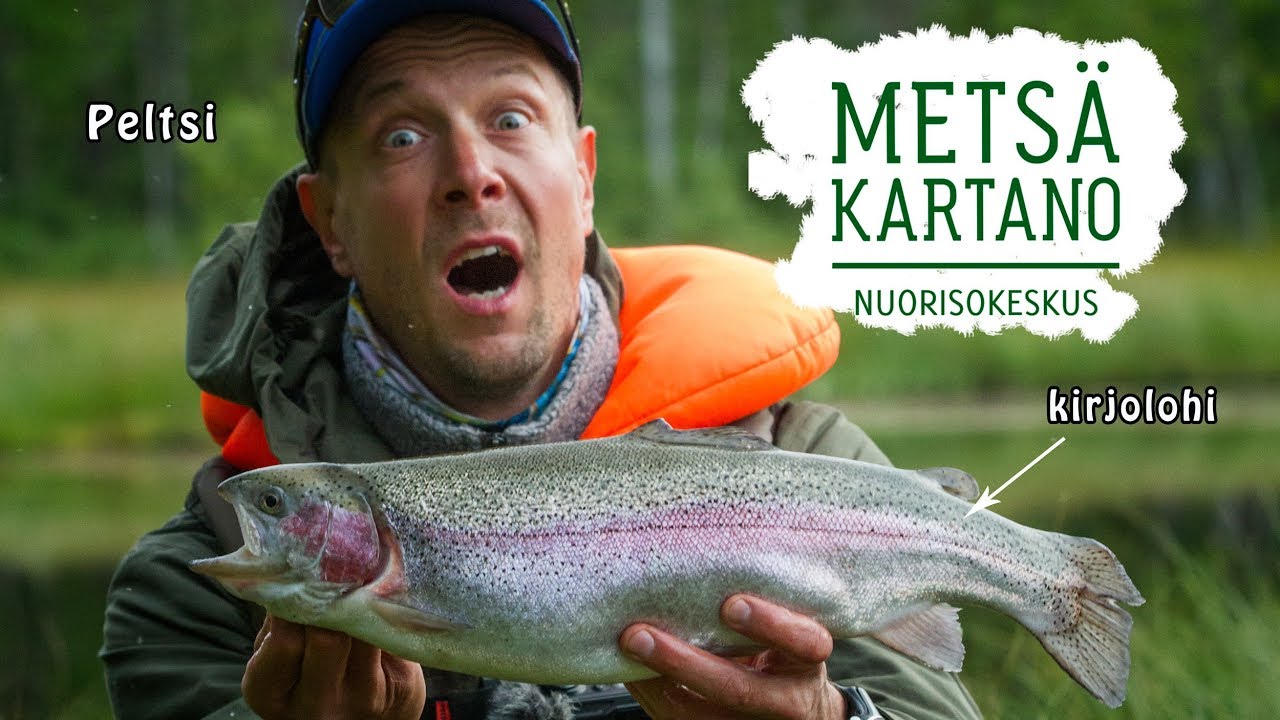 N&auml;in kalastetaan kirjolohta