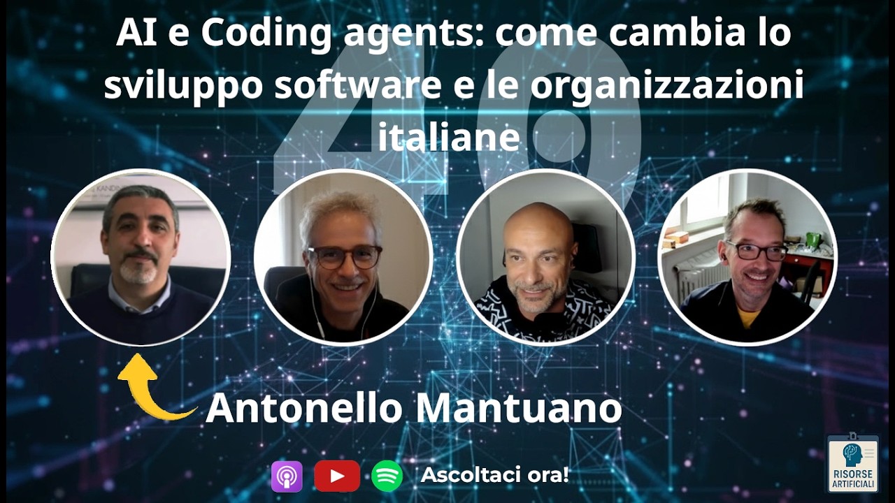 AI e Coding agents: come cambia lo sviluppo software e le organizzazioni italiane #40