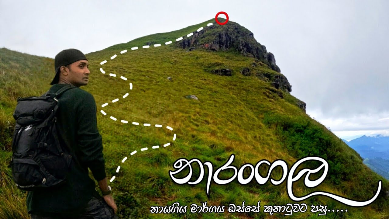 Narangala | සුලි කුනාටුවට පසු නාය ගිය පාර ඔස්සේ නාරංගල තරණය | Travel Vlog | 