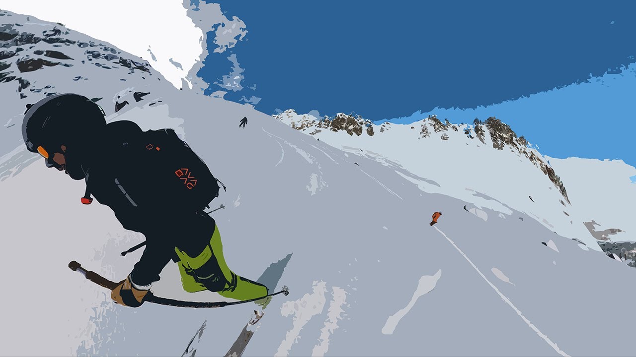 Ski de rando - Crayonnage autour du Pain de Sucre - La minute poudreuse du jour.