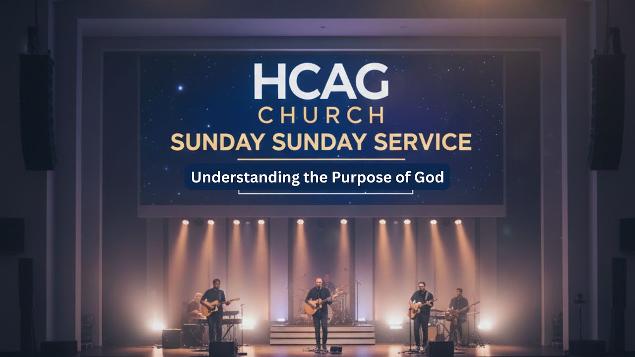🔴 LIVE | Kannada 1st Service | HCAG Church