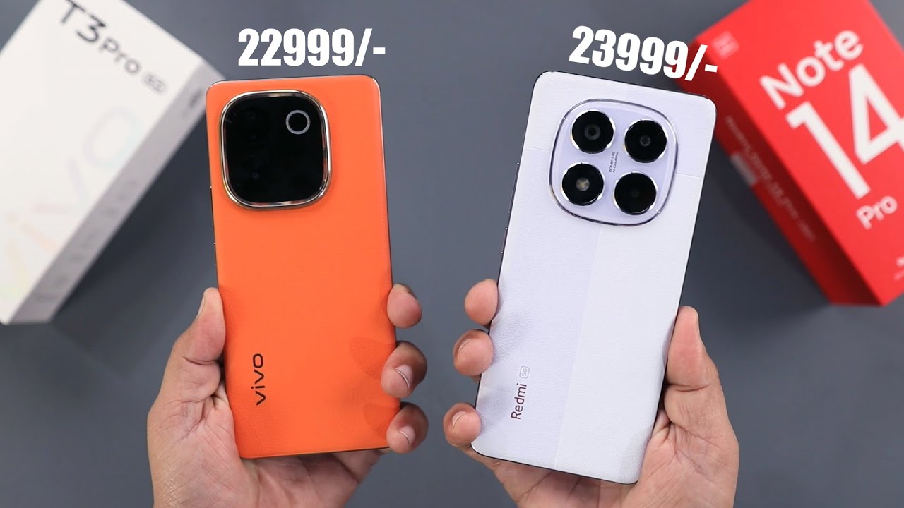 Redmi Note 14 Pro Vs vivo T3 Pro/iQoo Z9s Pro Detail Comparison & SpeedTest Best Phone Under 25000 ?
