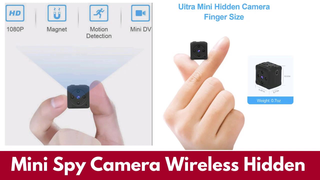 Mini spy camera wifi hidden camera wireless hd 1080p