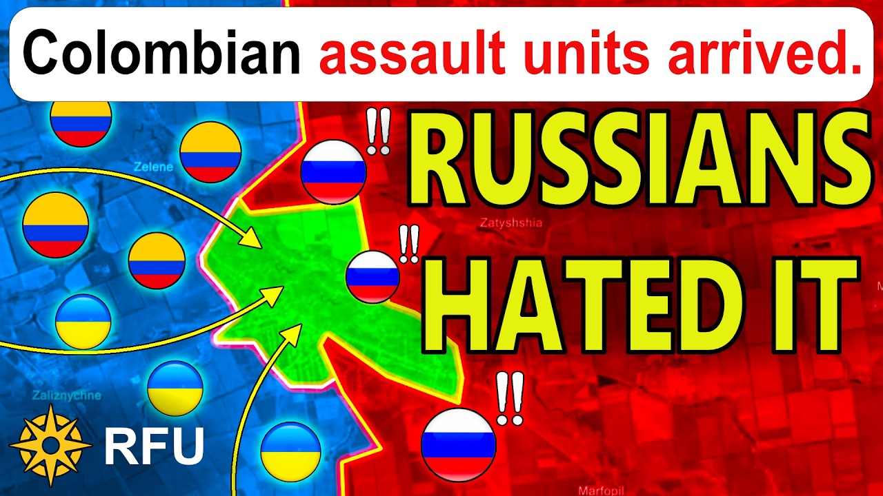 Just in time: Colombians reinforce Huliaipole and stop the Russian assaults cold