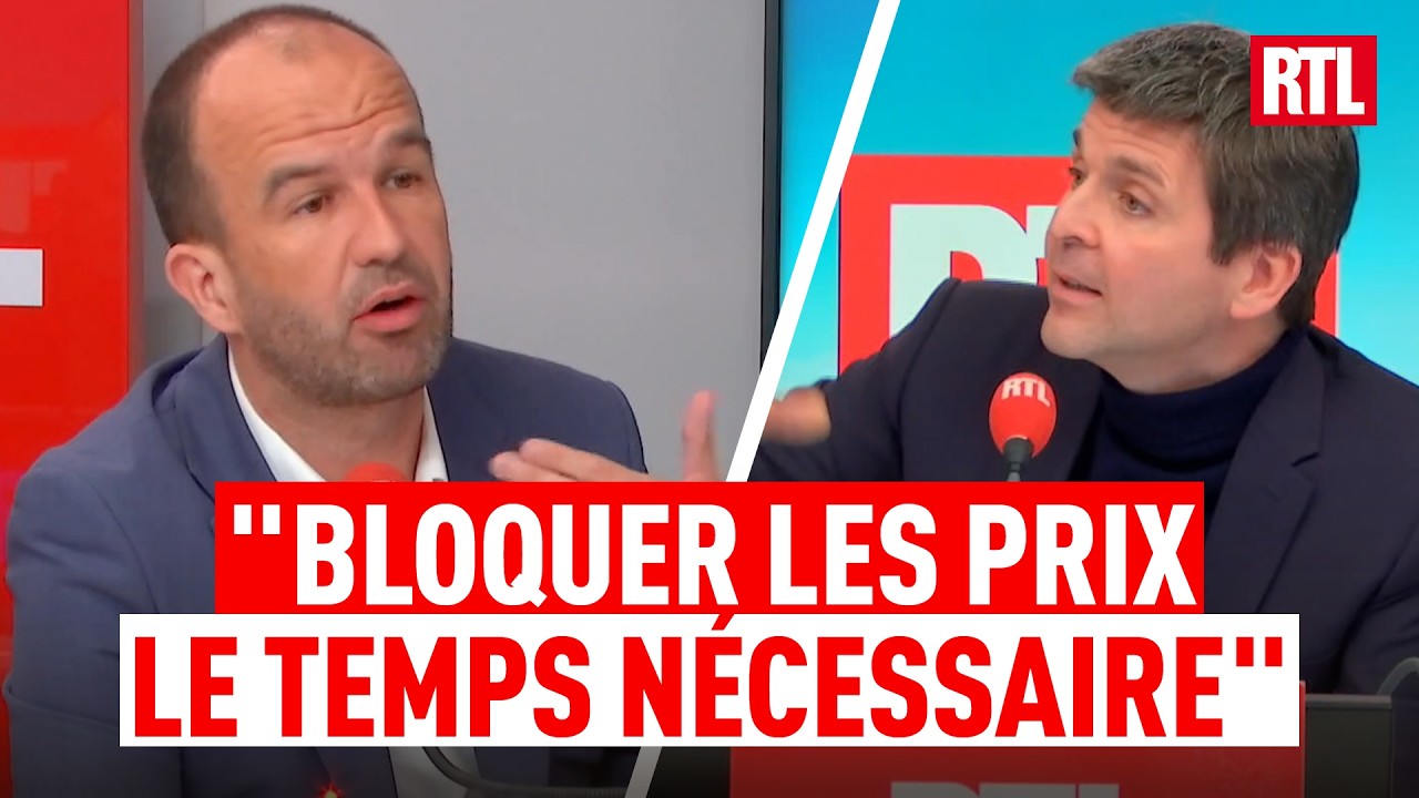 Manuel Bompard face &agrave; Thomas Sotto dans RTL Matin | int&eacute;grale