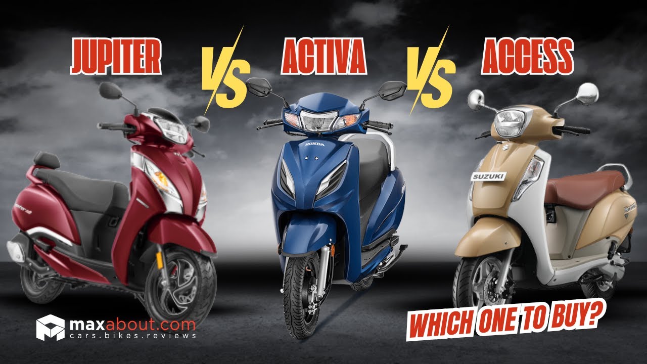 Jupiter vs Activa vs Access: какой самокат купить?