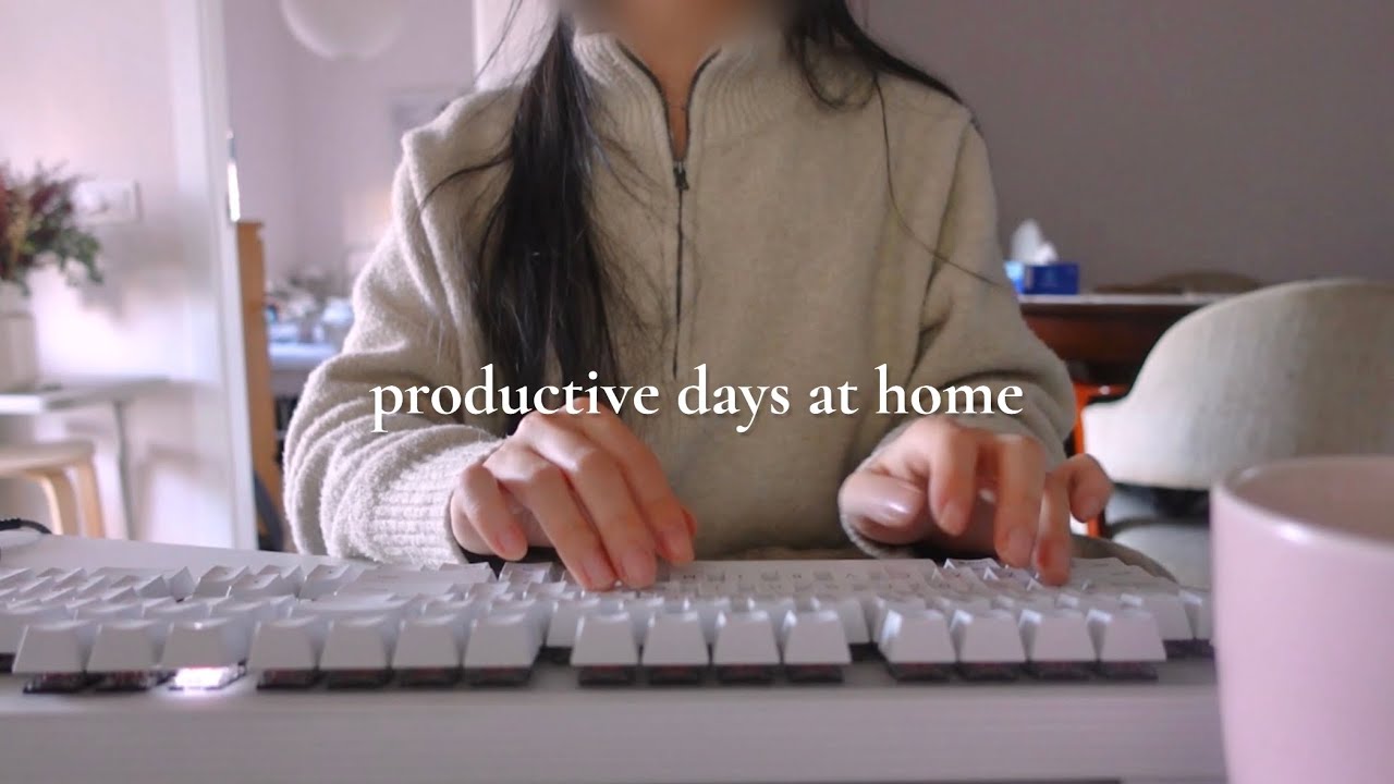 Productive vlog at home, starting my own studio, cooking a wholesome meal for myself