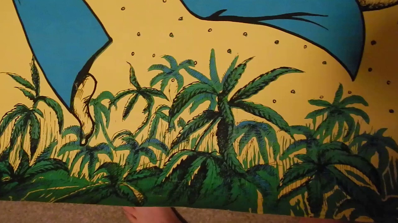 ORIGINAL GROOVY 1969 HIPPIE 60'S MARIJUANA ART POSTER PSYCHEDELIC BLACKLIGHT