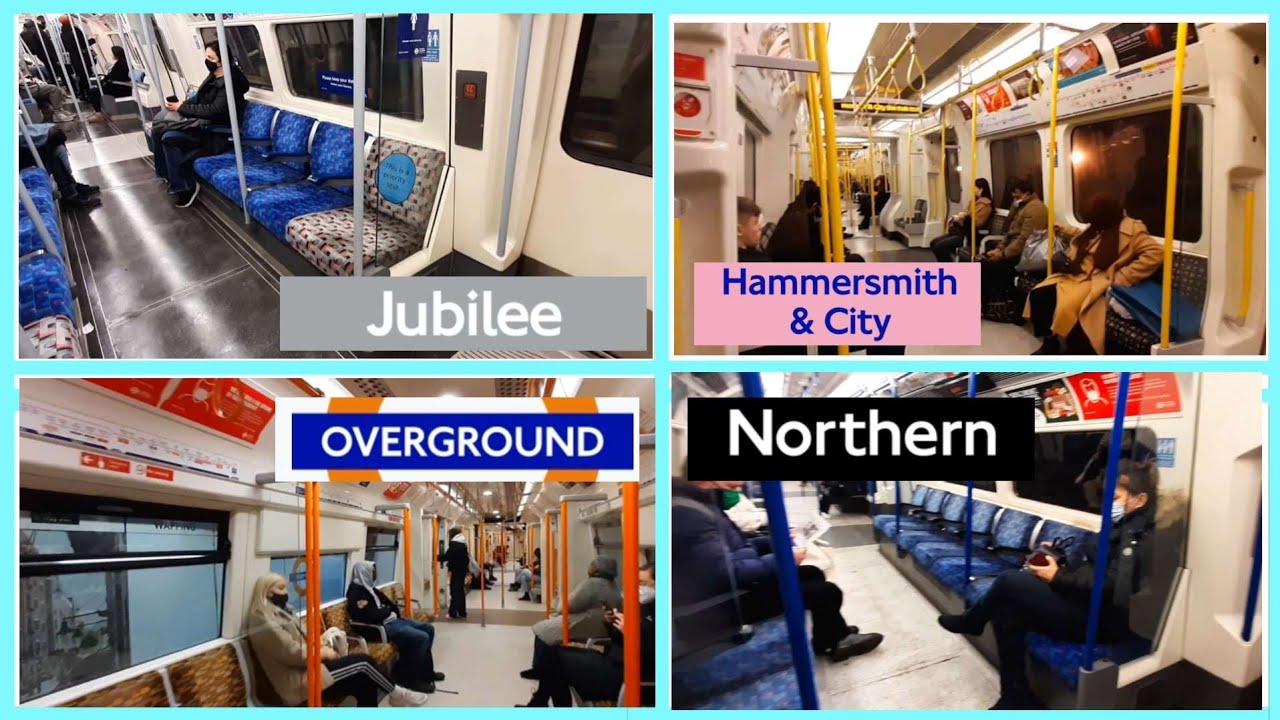 London Underground Journey - Canary Wharf, Canada Water,  Whitechapel, Moorgate and Angel