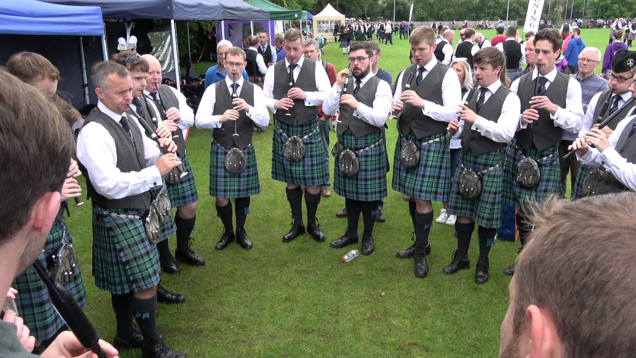UK Championships 2017 - Inveraray & District Pipe Band - Chanter Practice