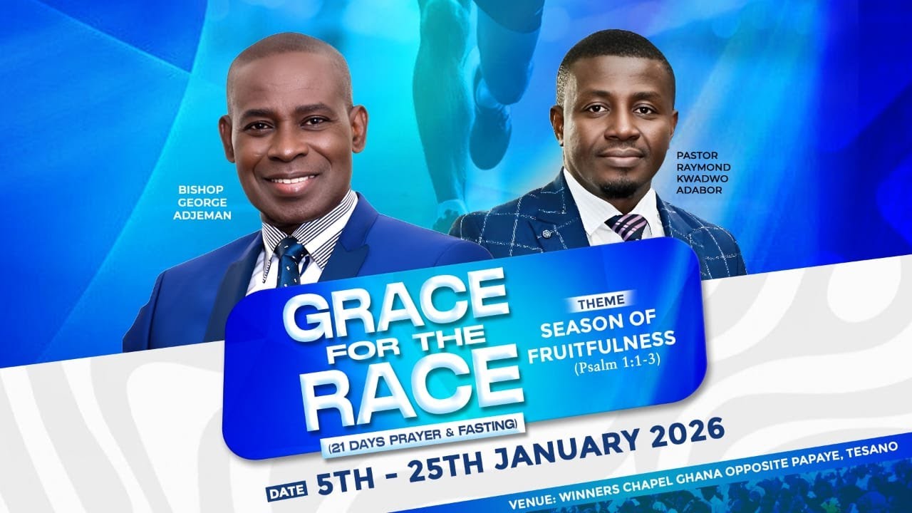 GRACE FOR THE RACE (21 DAYS PRAYER & FASTING) DAY 3 || PASTOR RAYMOND ADABOR || 07/01/2026
